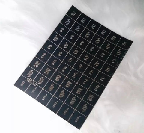 Airbrush Stencils Stickers
