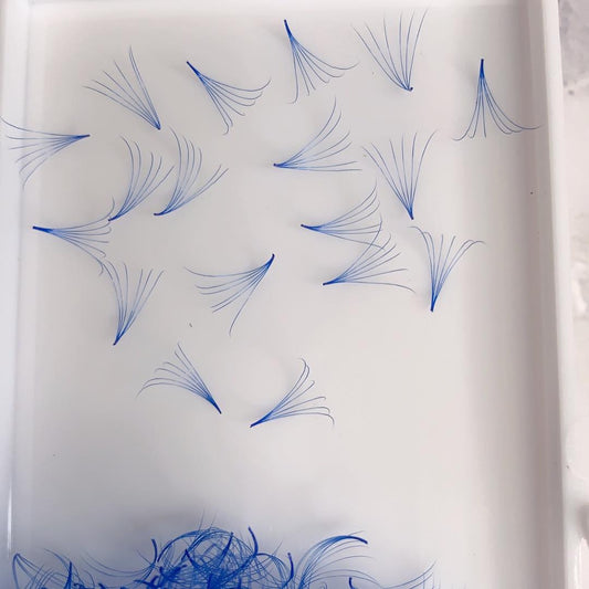 COLOUR LOOSE PRO-MADE FANS/ ROYAL BLUE