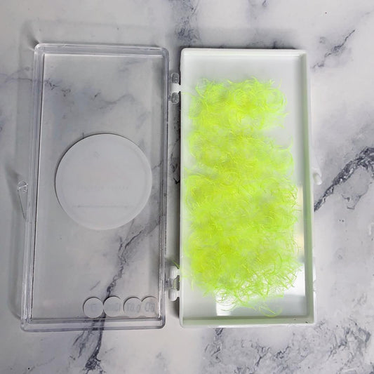 COLOUR LOOSE PRO-MADE FANS/ LIME