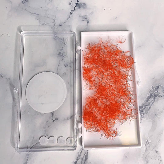 COLOUR LOOSE PRO-MADE FANS/ RED