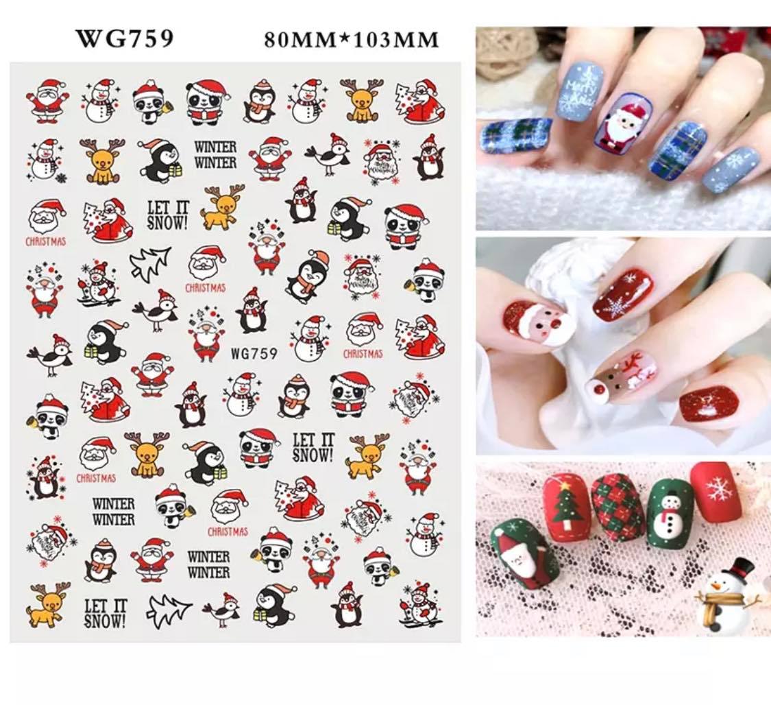 Christmas Nail Stickers WG759