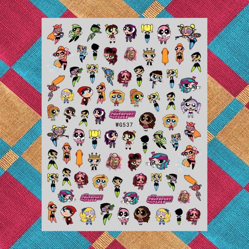 Powerpuff Girls Nail Stickers WG537