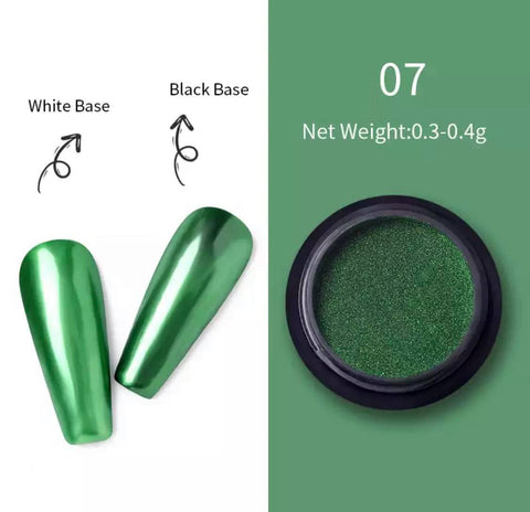 MIRROR CHROME POWDER /GREEN 07