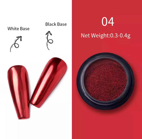 MIRROR CHROME POWDER /RED 04