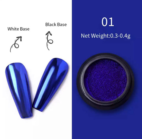 MIRROR CHROME POWDER /ROYAL BLUE 01
