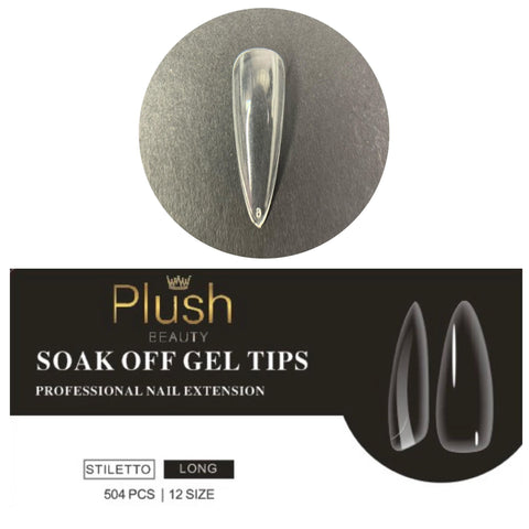 LONG STILETTO SOFT GEL TIPS/504PCS