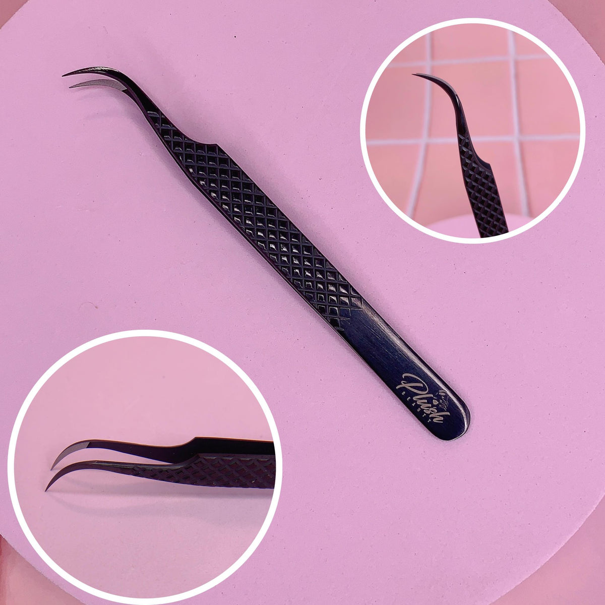 J CURVED TWEEZER
