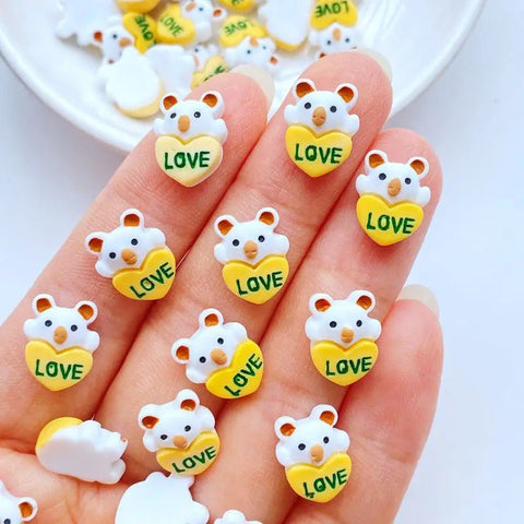 5PCS MINI CARTOON MOUSE CHARMS