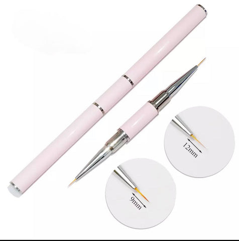 DUAL-ENDED LINER BRUSH/9MM+12MM