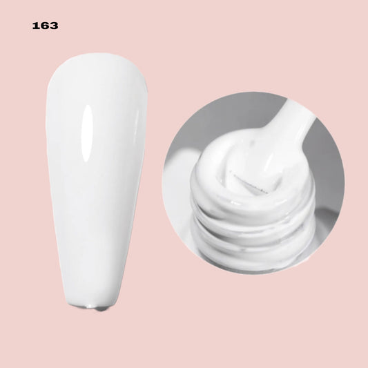 GEL POLISH - 163 BEAUTIFUL IN WHITE