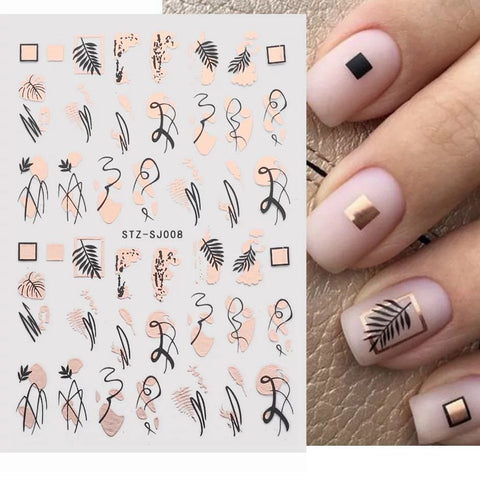 18pcs Nail Stickers Set