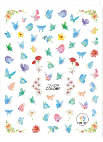 BUTTERFLY STICKERS NAIL ART04