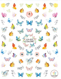 BUTTERFLY STICKERS NAIL ART03