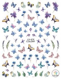 BUTTERFLY STICKERS NAIL ART09