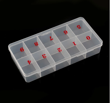 Plastic Nail Tips Holder Case