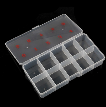 Plastic Nail Tips Holder Case