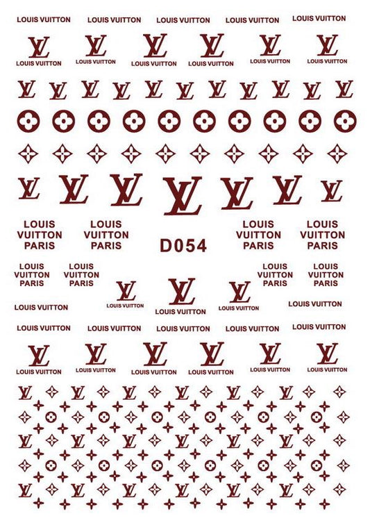 NAIL STICKERS D054